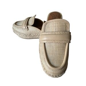 Zodiac Gizelle Woven Slip-On Platform Mule Womens Size 7.5M Beige Casual Comfort